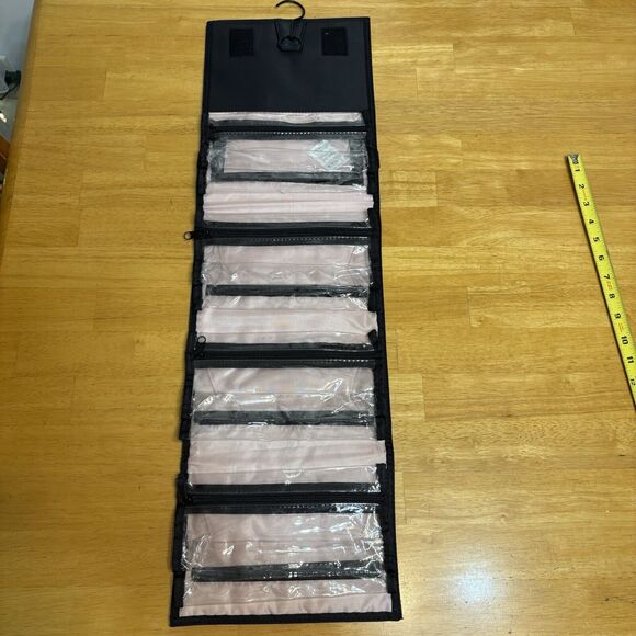 Mary Kay Travel Roll Up Bag Cosmetic Make Up Organizer Hanging Removable Pouches - Picture 2 of 6